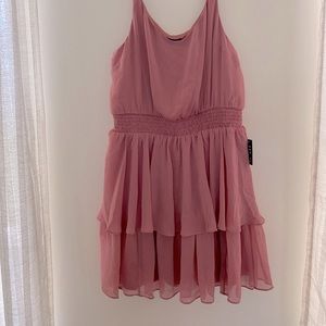 Mauve/dusty rose dress